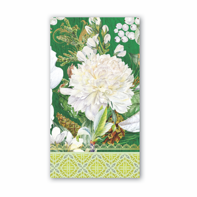 Michel Winter Blooms Paper Hostess Napkins
