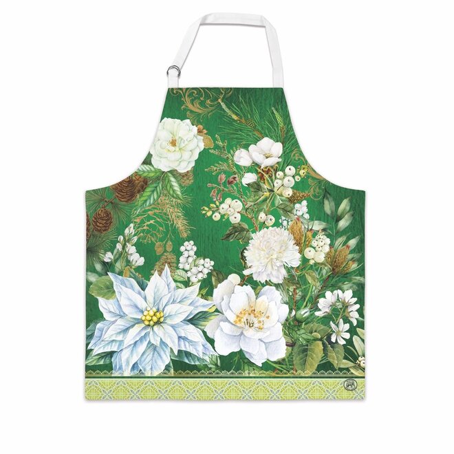 Michel Winter Blooms Chef Apron