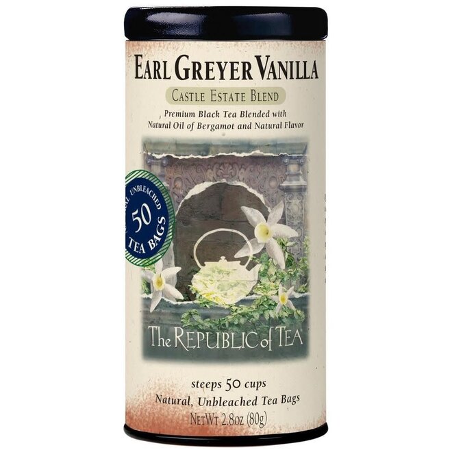 Republic of Tea Earl Greyer Vanilla 50s