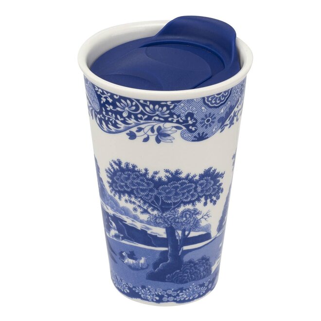 Blue Italian Travel Mug