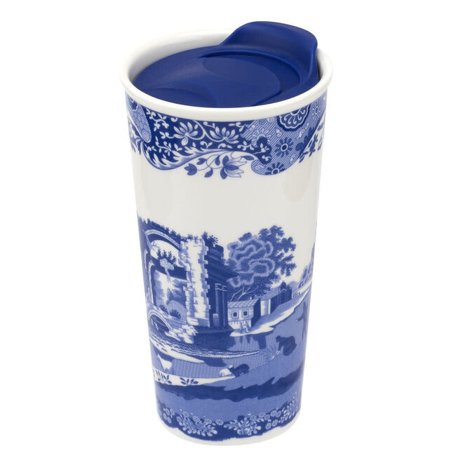 Blue Italian Travel Mug