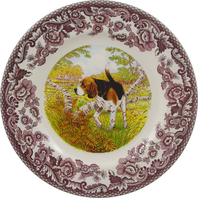 Woodland Dinner Plate (Beagle)