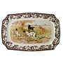 Woodland Rectangular Platter (Dog Scene)