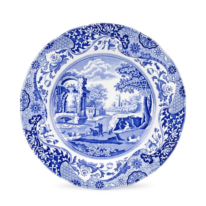 Blue Italian Dinner Plate