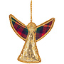 St. Nicolas Large Tartan Angel Ornament