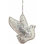 St. Nicolas Silver Jewel Dove Ornament