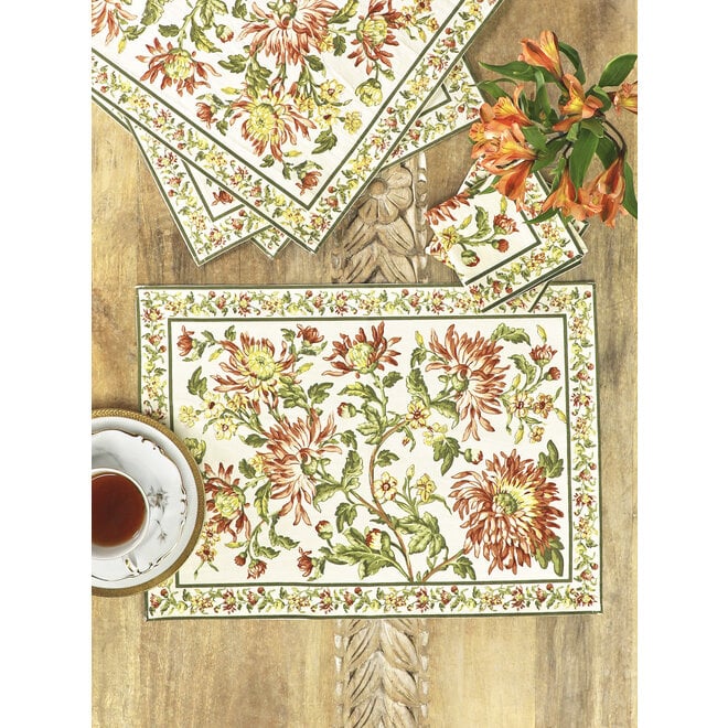 Chrissy Ecru Canvas Placemat