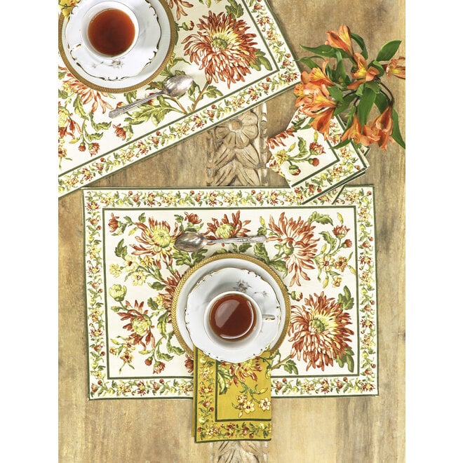 Chrissy Ecru Canvas Placemat