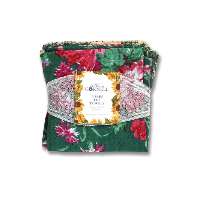 English Ivy Patchwork Tea Towel Bundle