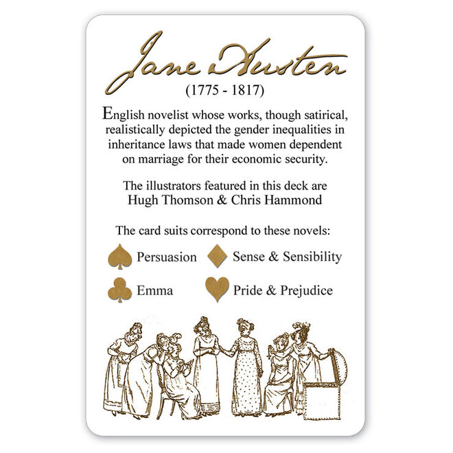 Jane Austen Playing Cards