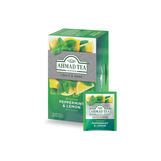 Ahmad Peppermint & Lemon Herbal 20s