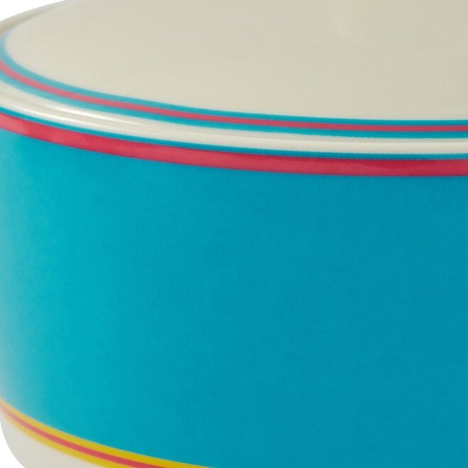 Kit Kemp Calypso Turquoise Covered Sugar Bowl