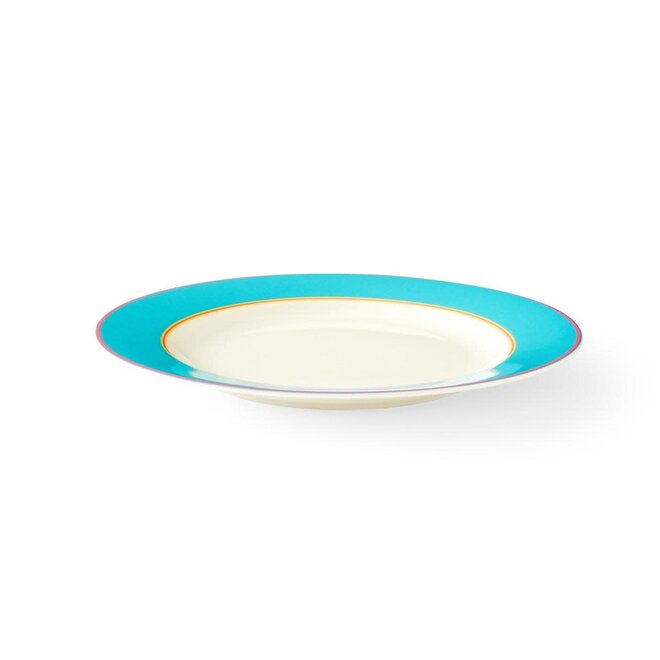 Kit Kemp Calypso Turquoise Salad Plate
