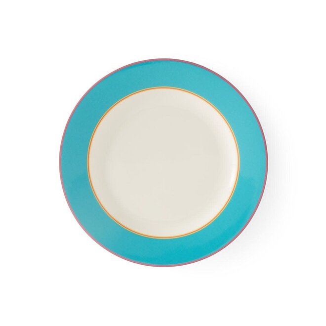 Kit Kemp Calypso Turquoise Side Plate