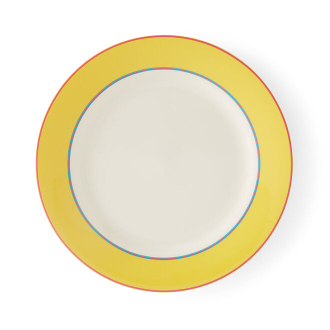 Kit Kemp Calypso Yellow Dinner Plate