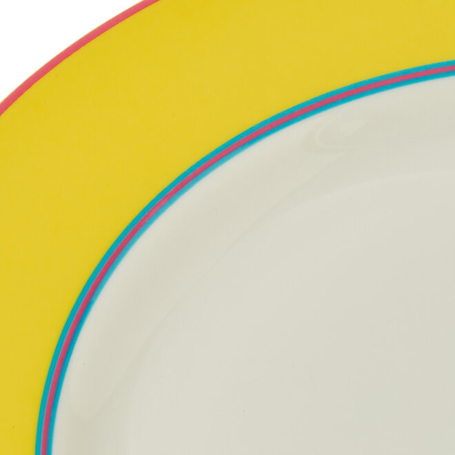 Kit Kemp Calypso Yellow Salad Plate