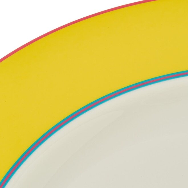 Kit Kemp Calypso Yellow Charger Serving Plate