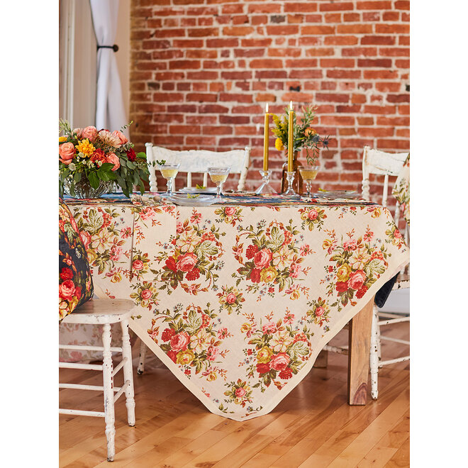 Cassandra Antique Tablecloth, 54" x 90"