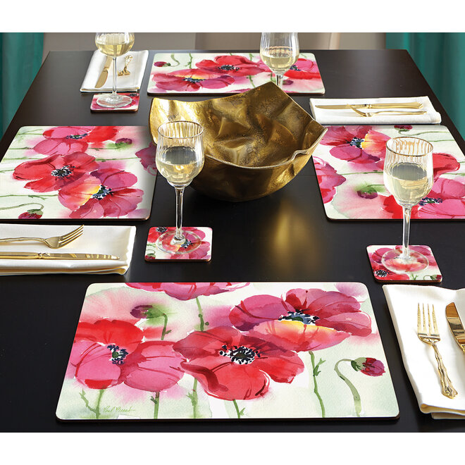 Fresh Poppies Placemats