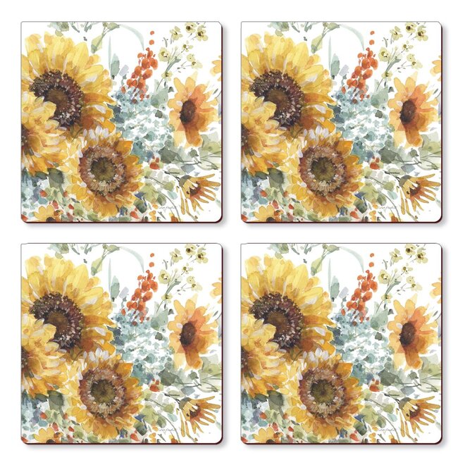 Sunflowers Forever Coasters