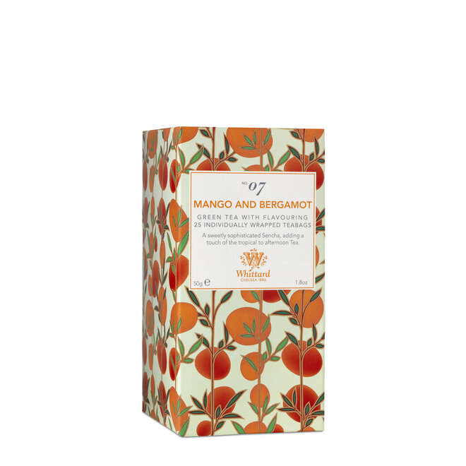 Whittard of Chelsea Tea Discoveries Mango & Bergamot Tea 25s