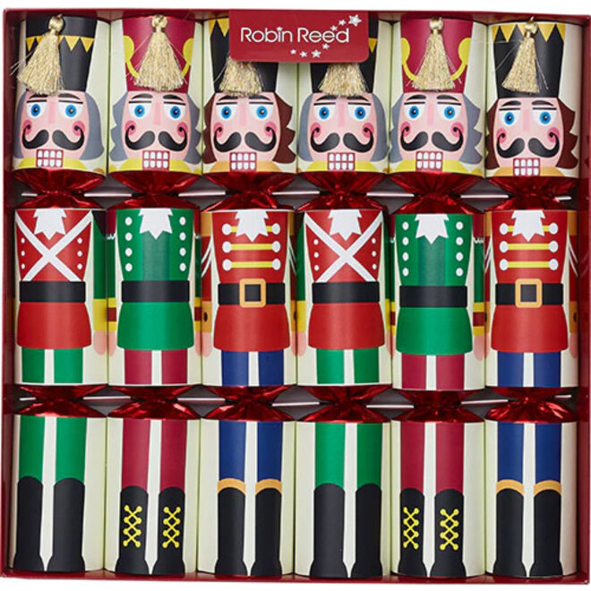 Racing Nutcracker Christmas Crackers (Box of 6)