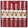 Racing Reindeer Snow Christmas Crackers (Box of 6)