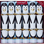 Racing Penguin Christmas Crackers (Box of 6)
