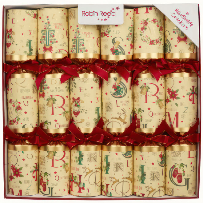 Holiday Time Christmas Crackers (Set of 6)
