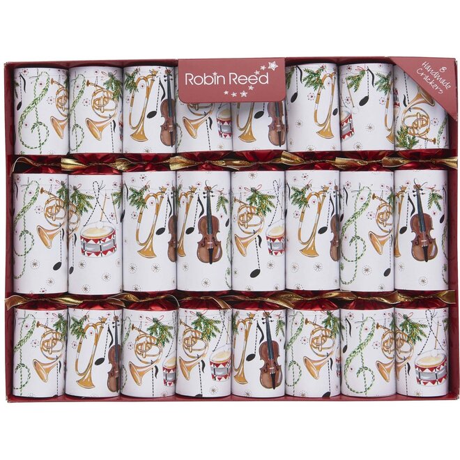 Concerto Fanfare Christmas Crackers (Box of 8)