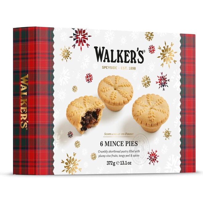 Walker's 6 Luxury Mince Pies