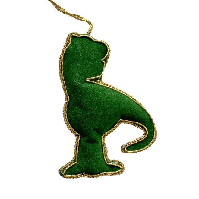St. Nicolas Green Dinosaur Ornament