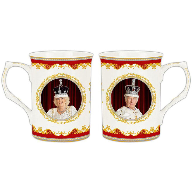 Royal Heritage King Charles III & Queen Camilla Mug