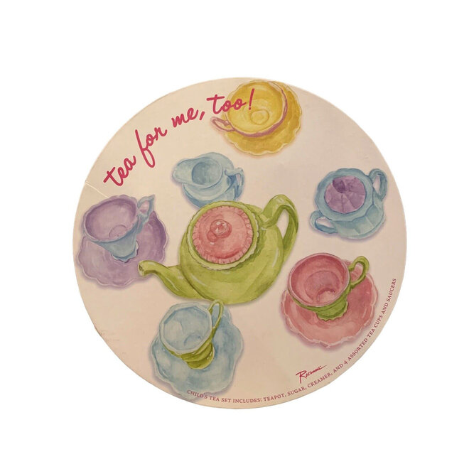 Pastel Color Tea For Me, Too Children's Tea Set