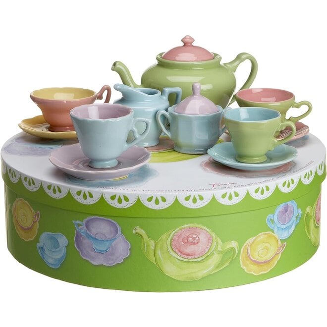 Pastel Colored Tea For Me, Too Children's Tea Set