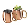 Oggi Copper Moscow Mule Mugs Set