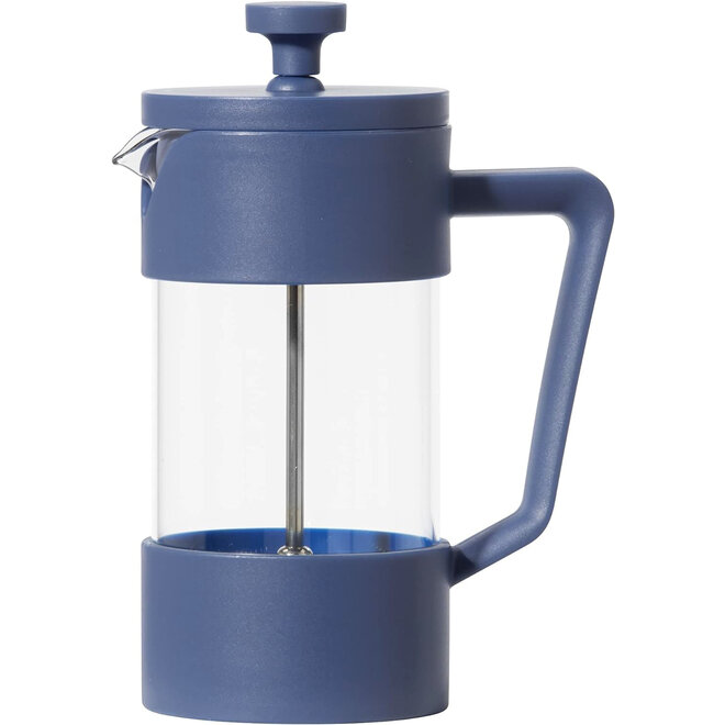 Oggi 3 Cup Borosilicate Glass French Press (Blue)