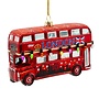 Kurt Adler London Bus Glass Ornament