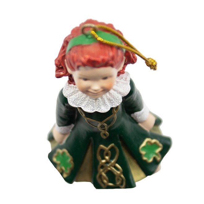 Kurt Adler Dancing Irish Girl Ornament