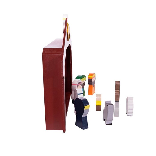 Kurt Adler Children's Nativity Set with Stable