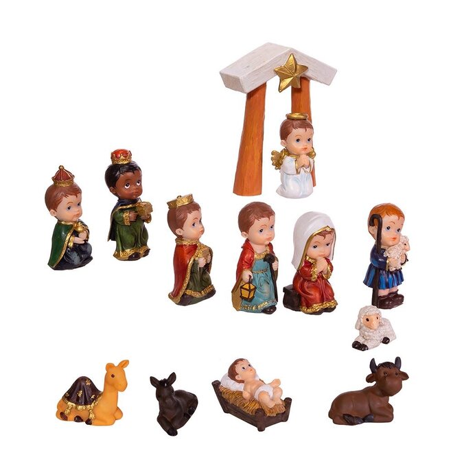 Kurt Adler Children's Nativity Set