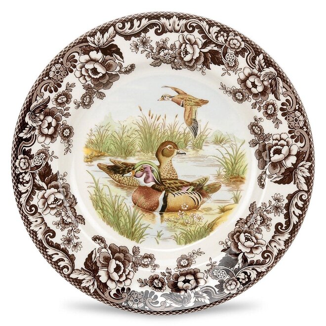 Woodland Salad Plate (Wood Duck)
