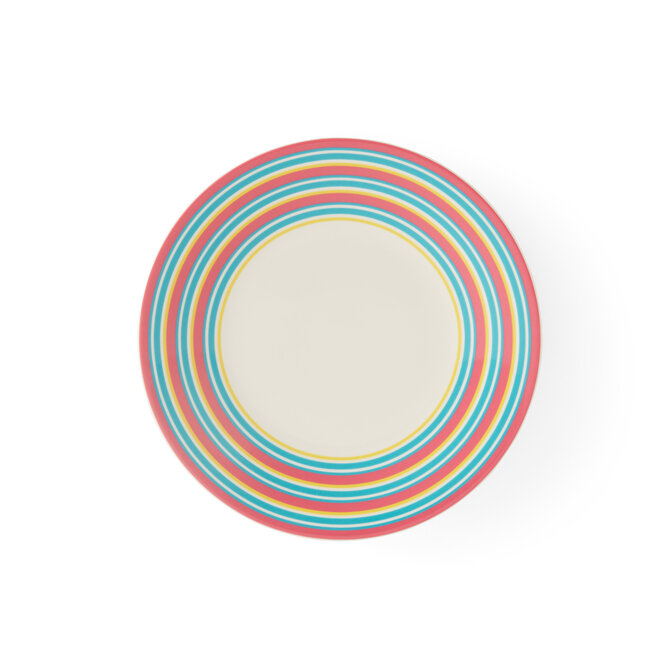 Kit Kemp Calypso Stripe Salad Plate