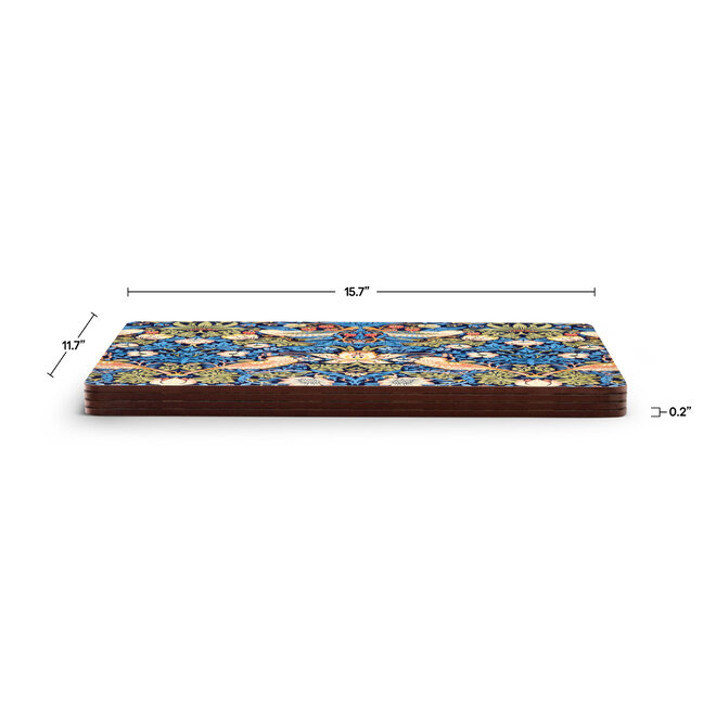 Pimpernel Strawberry Thief Blue Placemats