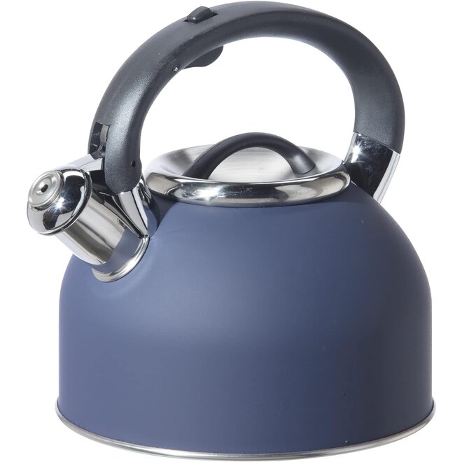Oggi Stainless Steel Whistling Tea Kettle (Blue)