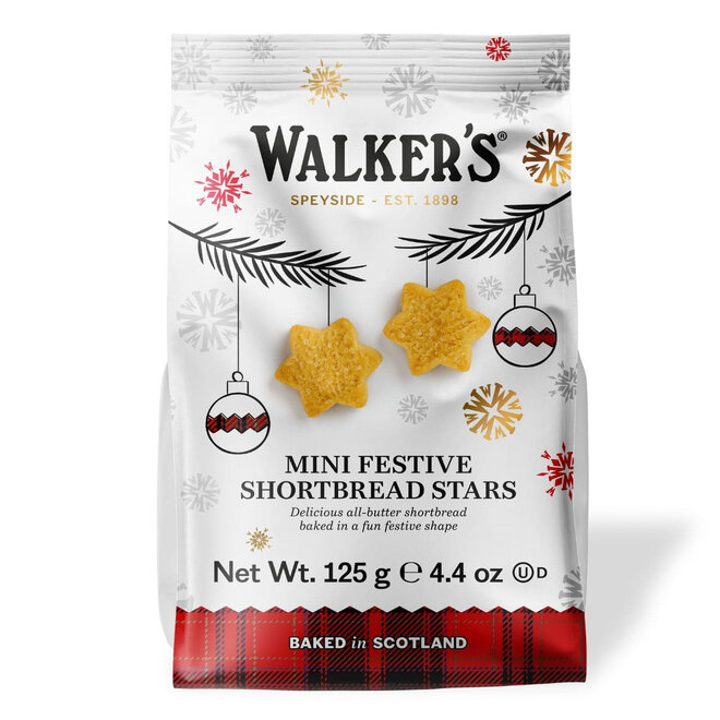 Walkers Festive Mini Stars Bag