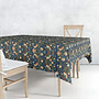 William Morris Gallery Strawberry Thief Navy Square Acrylic Tablecloth