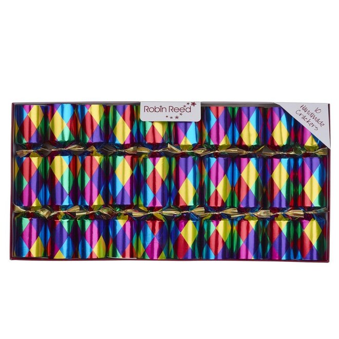 Harlequin Party Crackers (Box of 10)