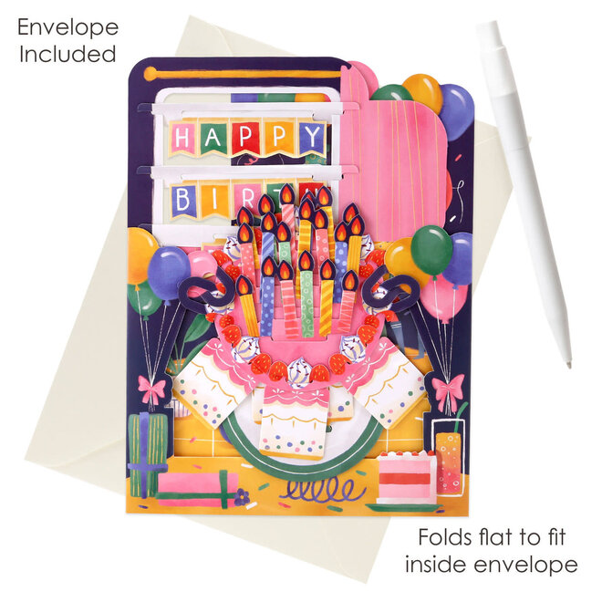Birthday Celebration Swing Card