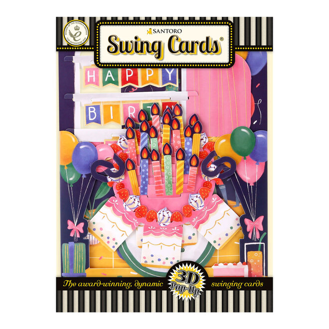 Birthday Celebration Swing Card